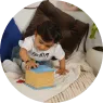 Baby with Uptodd research validated kit